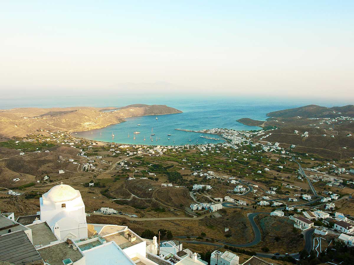 Chora Morning View, Serifos Island, Greece