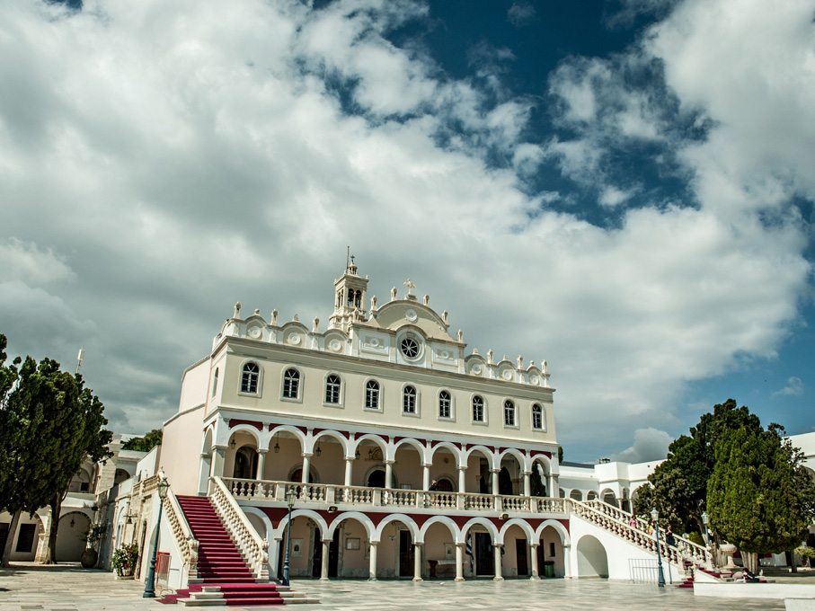 tinos-greek-island-beaches-tourism-the-church-cloudy-sky