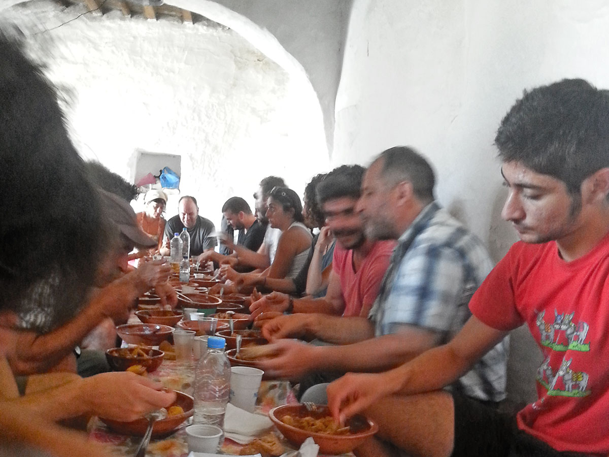 amorgos-cyclades-island-endless-blue-greece-summer-vacation-Panigiri-End of Festival-Fest-dinner-greek-food